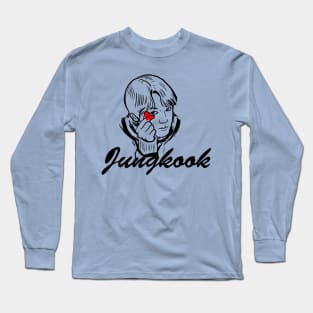 BTS JUNGKOOK FINGER LOVE Long Sleeve T-Shirt